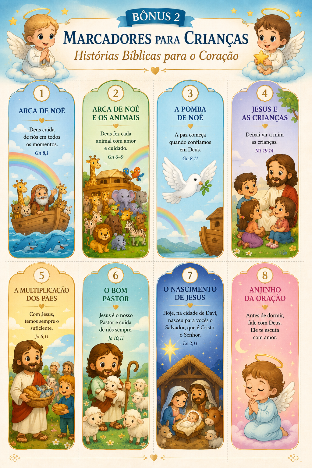 16 Marcadores Infantis